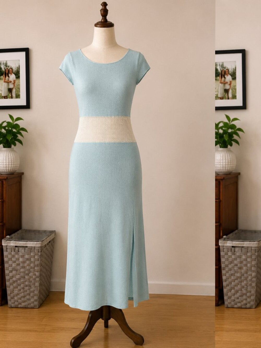 Keri England Nantucket Powder Blue Dress